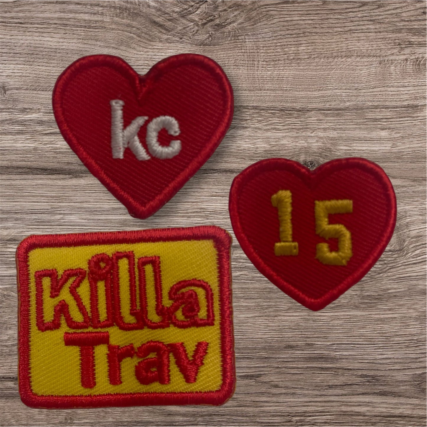 KC Gameday Patch Set – Limited Edition Iron-On Pack