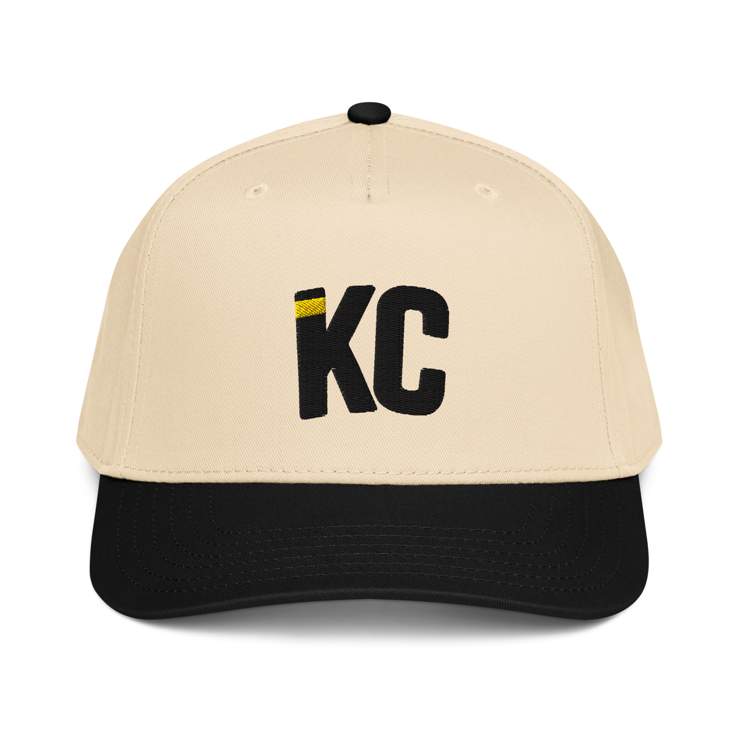 Kansas City KC Signature Hat – Natural & Black Two Tone | Gold Accent