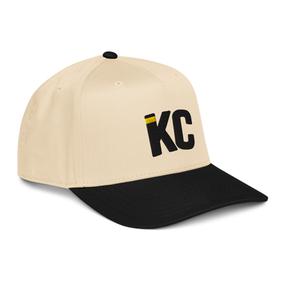 Kansas City KC Signature Hat – Natural & Black Two Tone | Gold Accent