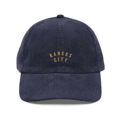 Vintage Corduroy Kansas City Hat – Navy