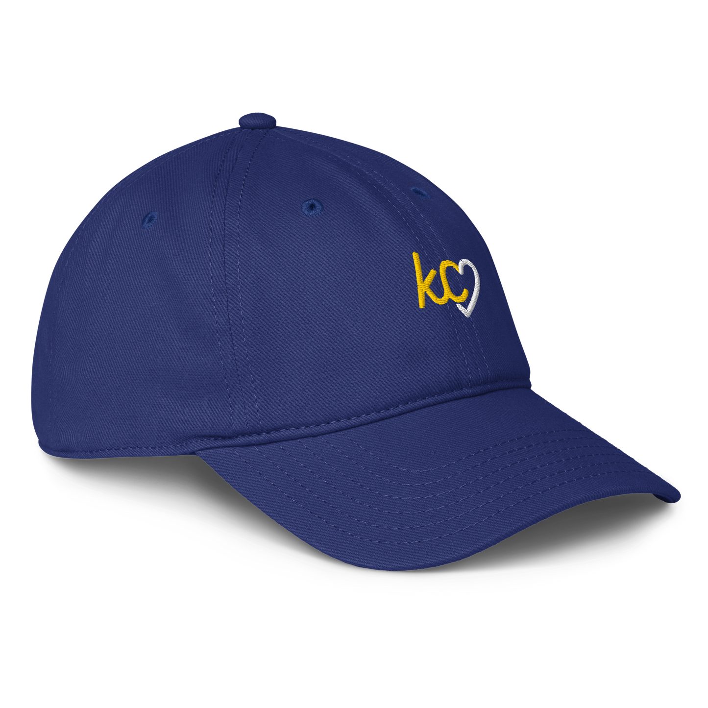 Kansas City KC Script Heart Dad Hat
