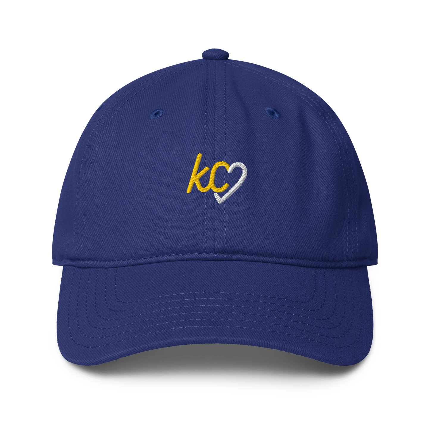 Kansas City KC Script Heart Dad Hat
