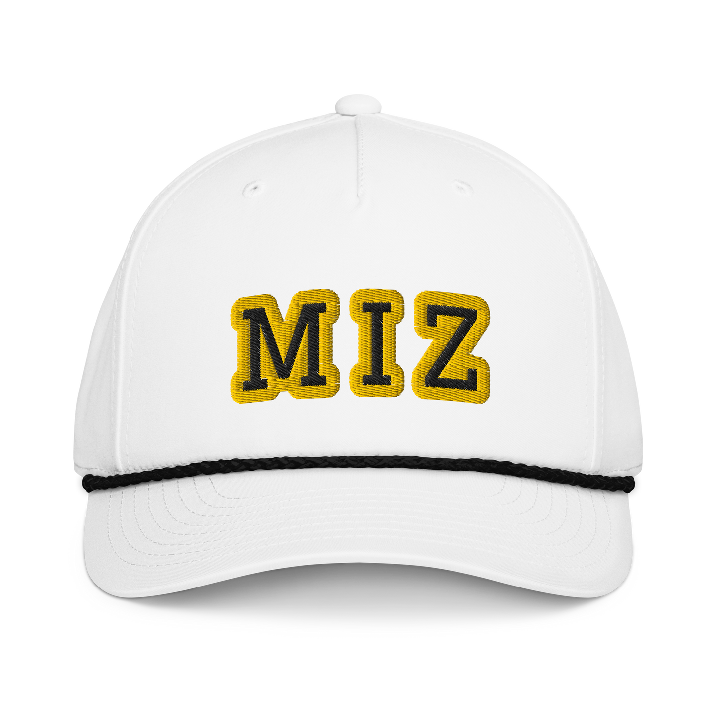 MIZ Rope Hat – White & Black