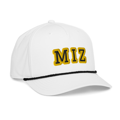 MIZ Rope Hat – White & Black